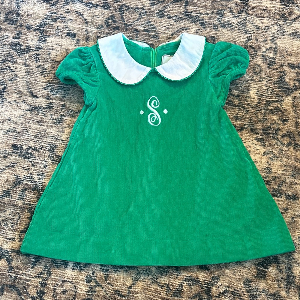 “S” monogrammed dress 12/18